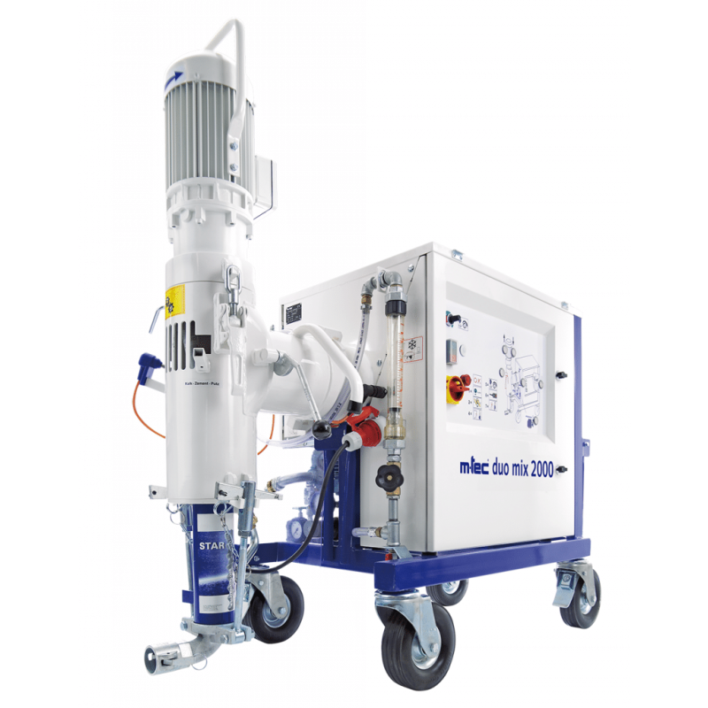 Maquina Duo Mix de m-tec para Proyeccion de Mortero Maquina Duo Mix de m-tec para Proyeccion de Mortero