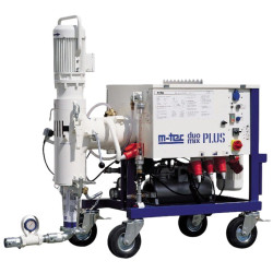 Maquina Duo Mix de m-tec para Proyeccion de Mortero