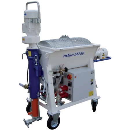 MÁQUINA M280 DE MTEC PARA PROYECTAR YESO Y MORTERO